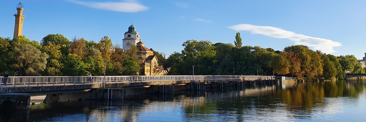 München Isar-Stau-Wehr